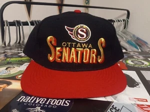 Vintage Ottawa Senators 90's NHL Snapback Hat NOS - Picture 1 of 7