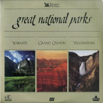 2LaserDisc GREAT NATIONAL PARKS Yosemite Grand Canyon Yellowstone Readers Digest - Bild 1 von 4