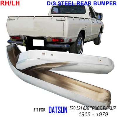 PARA DATSUN 620 BASE EXTENDIDA CABINA STD PICKUP 2D ACERO INOXIDABLE PARACHOQUES TRASERO PAR Foto 1 de 3