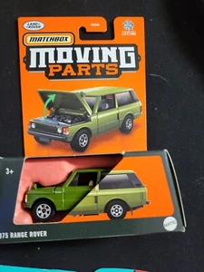 2024 Matchbox Moving Parts 1975 RANGE ROVER Green New Card - Picture 1 of 2