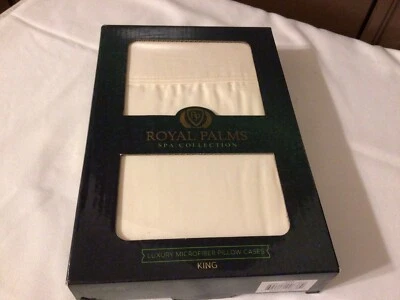 Fundas de almohada de microfibra de lujo Royal Palms Spa colección tamaño king Foto 1 de 4