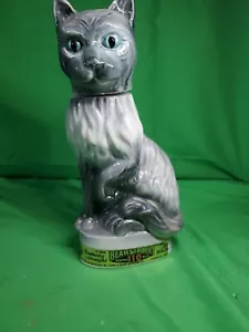 Vintage Decanter Jim Beam Siamese Cat Empty 1969 Cat Collectible Cat Figurine - Picture 1 of 6