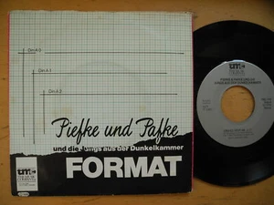 PIEFKE UND & PAFKE Und Es Geht / Format 45 7" single 1983 Sweden EX - Imagen 1 de 2