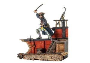 Juguete de lata en miniatura Pirata Barbanegra 90 mm soldado preventa | arte - Imagen 1 de 4