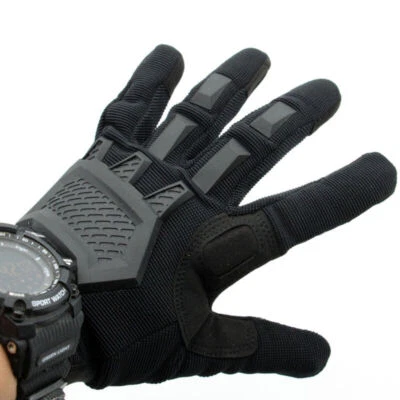 Guantes tácticos para hombre pantalla táctil a prueba de viento guantes de dedo completo ejército militar EE. UU. Foto 1 de 4