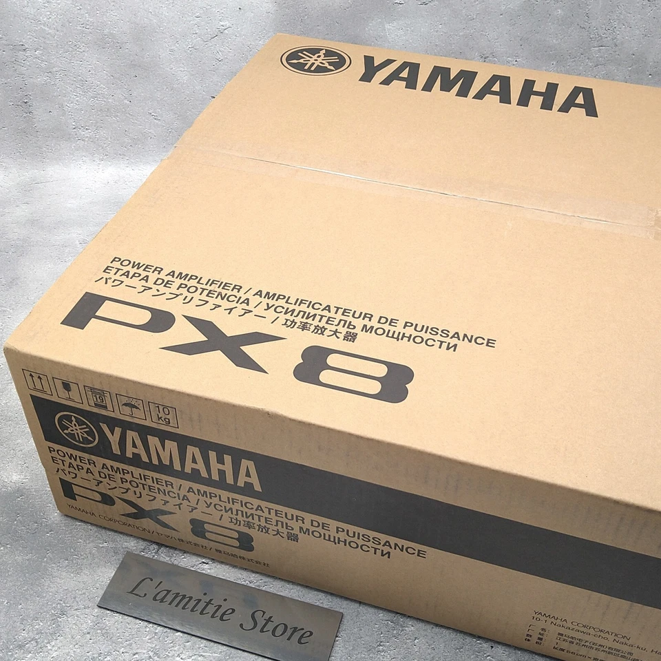 Yamaha PX8 Stereo Power Amplifier Japan PX 8 Black 48cm 7.2kg Audio Equipment JP - Image 1 of 4
