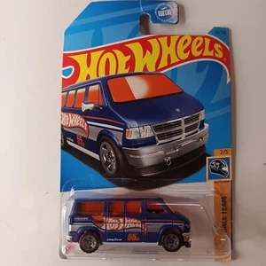 HOT WHEELS 2023 - Dodge Van - HW 55 Race Team 66/250 HKH67 Mattel - Imagen 1 de 3