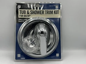 Everbilt Handle Shower Valve Trim Kit for Delta Shower Faucets in Chrome - Picture 1 of 3