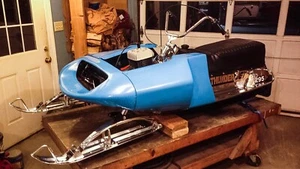 1972 Sno Jet Thunder Jet Snowmobile SLED Poster 24 X 18 Inch SWEET! - Picture 1 of 2