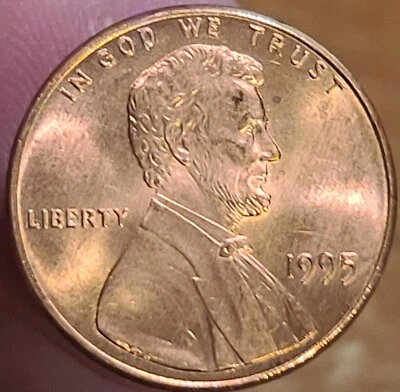 1995 Lincoln Head Memorial Penny Proof Like No Mint C-7 - Image 1 of 2
