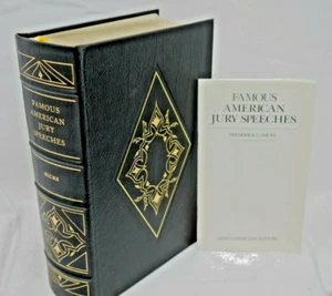 Famous American Jury Speeches - F. Hicks Leather Bound Legal Classics Library - Picture 1 of 8