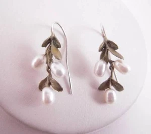 Michael Michaud Silver Seasons Boxwood Wire Drop Earrings NWT - Picture 1 of 1