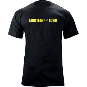 US Army Army Special Forces Communications MOS Eighteen Echo 18E Veteran T-Shirt - Picture 1 of 6