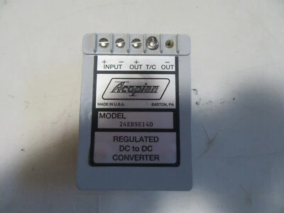 Convertidor U148 ACOPIAN 24EB9E140 REGULADO DC A DC ENVÍO GRATUITO Foto 1 de 4