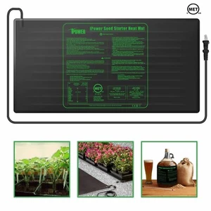 iPower MET Certified Seedling Heat Mat Starter Warm Hydroponic Heating Pad 3Size - Picture 1 of 18