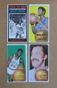 1970-71 TOPPS BASKETBALL CARD SINGLES COMPLETE YOUR SET U-PICK UPDATED 2/22