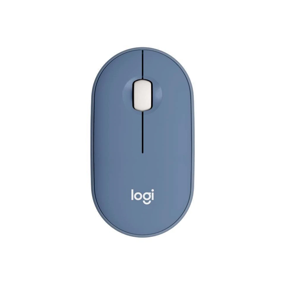Logitech Pebble M350 Blue wireless 1000dpi Gaming Mouse - Image 1 of 4