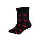 Mid Tube Socks Red Black Matching Valentine's Day Gifts Thick Socks with