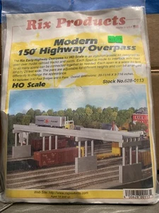 RIX PRODUCTS #0113 150' Modern Highway Overpass w/Piers Building Kit H.O.1:87 - Picture 1 of 1