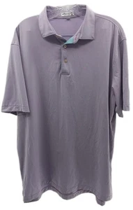 Peter Millar Sommer Komfort Poloshirt Herren Large Lila Performance Golf  - Bild 1 von 7
