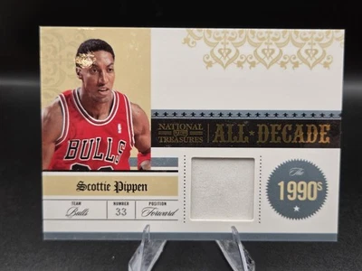 Playoff National Treasures Scottie Pippen 2010 ¡todas las décadas! Foto 1 de 2