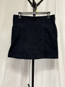 Vintage Dockers Damen schwarz Denim Jeans Skort Größe 8 Stretch - Bild 1 von 11