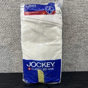 Jockey Classics Herren Slips Gr. 54 Big Man 2er Pack weiß 100% Baumwolle 2004 - Bild 1 von 7