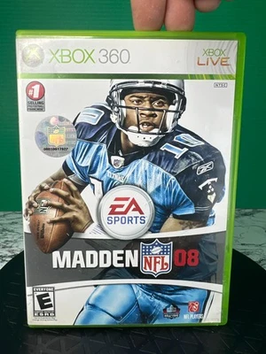 Madden NFL 08 Xbox 360 EA Sports Football Game Reggie Bush Tested Working - Image 1 of 4