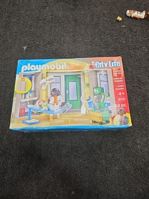 Playmobil 9110 City Life Hospital Play Box New - Image 1 of 4