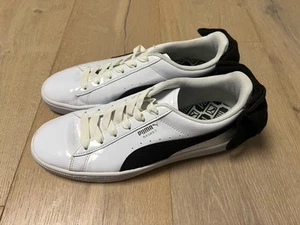 Puma Sneaker Weiß Lack Damen EU 39 breite Schleife - Bild 1 von 7