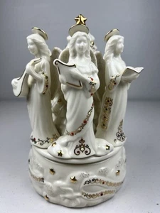 Lenox China Jewels Musical Figurines Angels We Have Heard On High Xmas Music Box - Picture 1 of 14