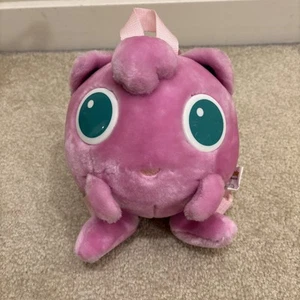 Pokemon Jigglypuff Fairy 8" Plush Stuffed Toy Pink Backpack Purse Nintendo - Picture 1 of 13