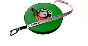 SURVEYORS TAPE 10M/33 FT(12MM BREIT) GLASFASERBAND SUNLON®️PROFI QU - Bild 1 von 4