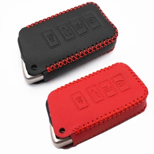 2Pcs Black Red Leather For Lexus NX RX 250 GS IS RC300 4 Buttons Key Case Cover - Picture 1 of 4