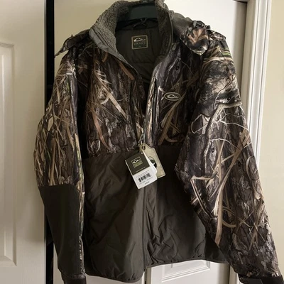 Drake Waterfowl Men's LST Guardian Flex Double Down Eqwader Full Zip +Hood 3XL - Image 1 of 4