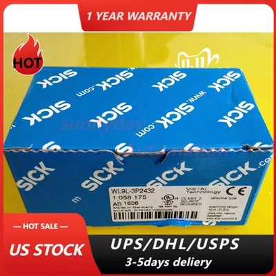 SICK WL9L-3P2432 Photoelectric switch sensor New One WL9L3P2432 - Image 1 of 4