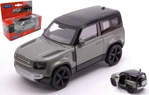 WELLY WE43801W LAND ROVER DEFENDER METALLIC GREEN W/BLACK ROOF cm11 Modellino - Foto 1 di 1