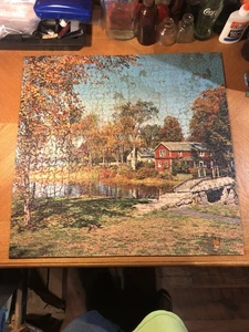 Vintage Tuco Jumbo Picture Puzzle-1 Piece Name ( Quiet Haven ( - Picture 1 of 12