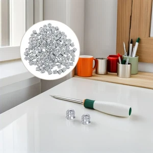 Inserti filettati per dadi incastonati per mobili in legno 100 pezzi - Foto 1 di 9