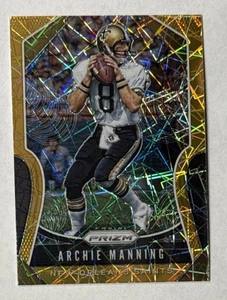 2019 Panini Prizm Gold Lazer Prizm Archie Manning #297 Ungraded - Picture 1 of 2