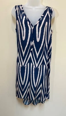 Velvet Graham Spencer Marisha Calvary Aztec Print Dress Womens Medium 100% Silk - Image 1 of 4