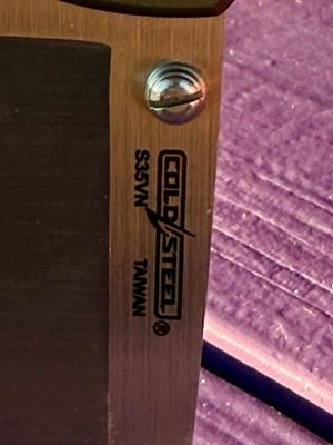 Hoja de acero satinado Cold Steel AD-10 Tanto 3,5 S35VN gris mango G10 Foto 1 de 4