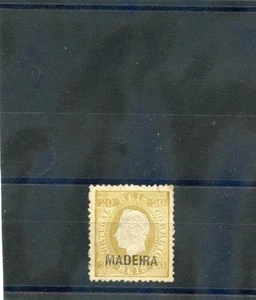 MADEIRA Sc 22 (SG 33)*VF LH PERF 12 1/2 TIPO II $90 - Imagen 1 de 1