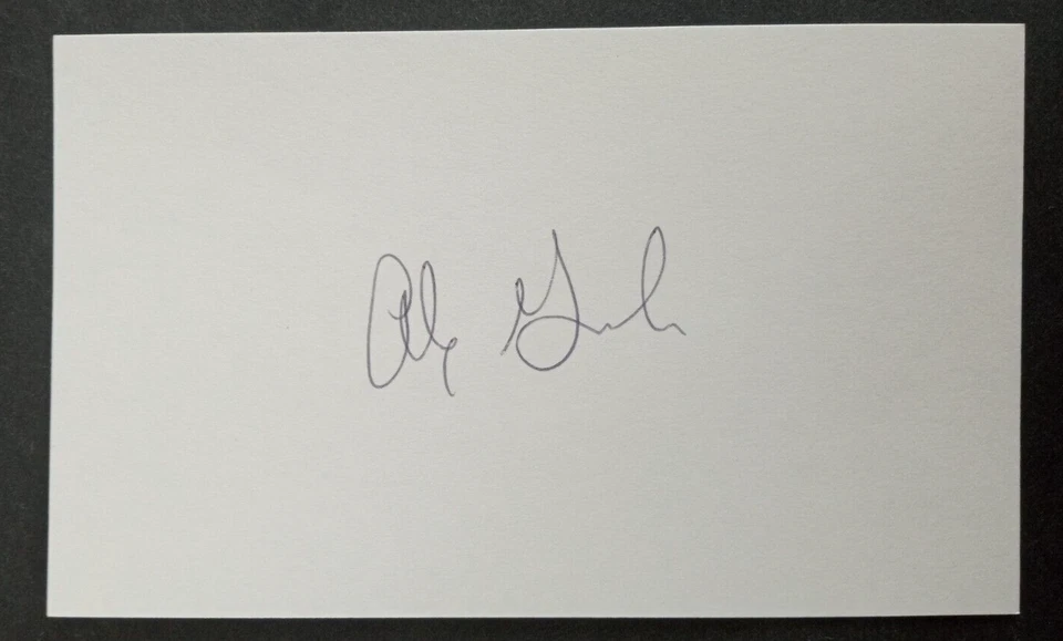 2002 Delmarva Orioles: Alex Gordon, SIGNED 3x5 Card - Image 1 of 1