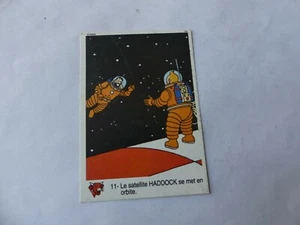 PUBLICITÉ AUTOCOLLANT LA VACHE QUI RIT ON A MARCHE SUR LA LUNE TINTIN N°11 - Picture 1 of 1