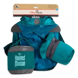 *NEW* (SIZE: XL) Disney Tails Haunted Mansion Hatbox Ghost Pet Costume Toy Set - Picture 1 of 4