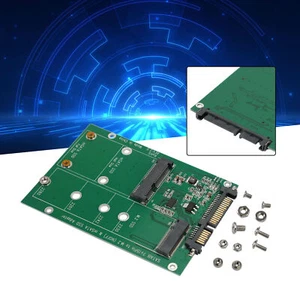 2 In 1 mSATA / M2 NGFF SSD to SATA Converter Adapter Combo Card M.2 Board - Photo 1/12