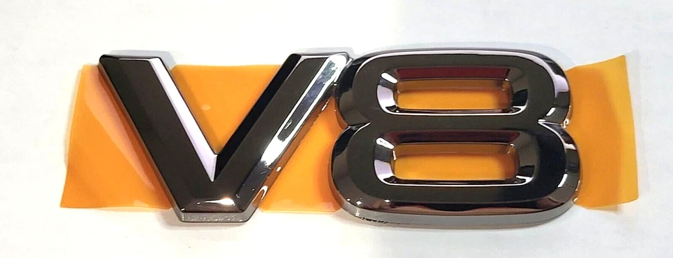 98-07 FITS LEXUS LX470 V8 BLACK CHROME EMBLEM REAR TRUNK 99 00 01 02 03 04 05 06 - Изображение 1 из 1