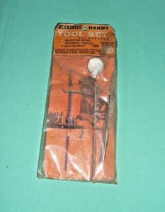 Mechanics Handy Tool Set Inspection Mirror Tweezers NOS - Picture 1 of 6