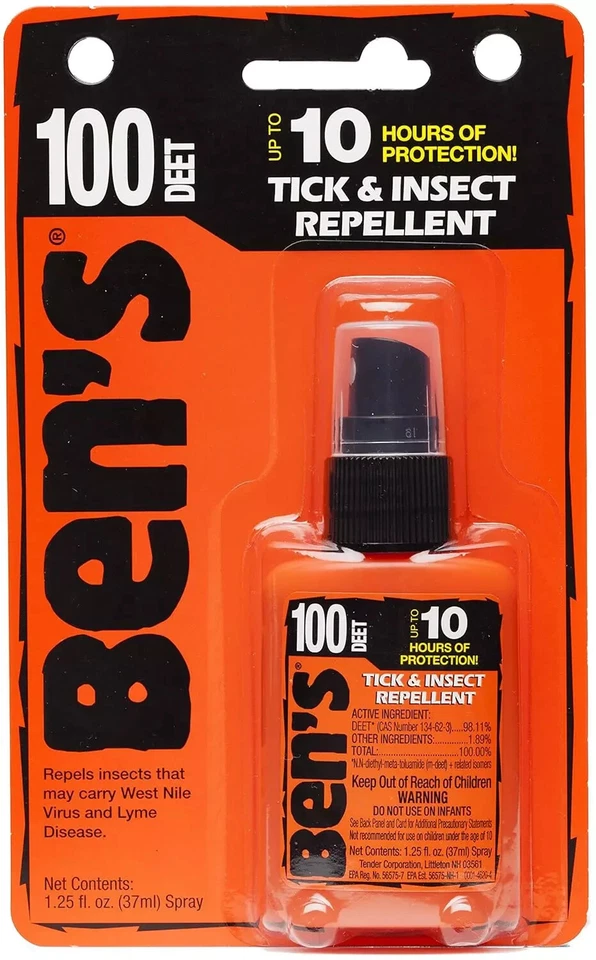 Ben's 100% DEET Mosquito Tick & Insect Repellent Spray Lasting Protection - 37ml - Image 1 of 4